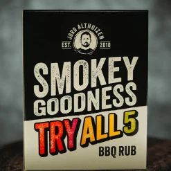 Smokey Goodness BBQ rub Try All Box 5 x 30 gr