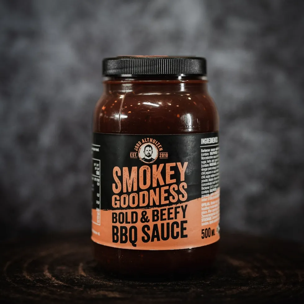 Smokey Goodness BBQ saus Bold and Beefy 500 ml