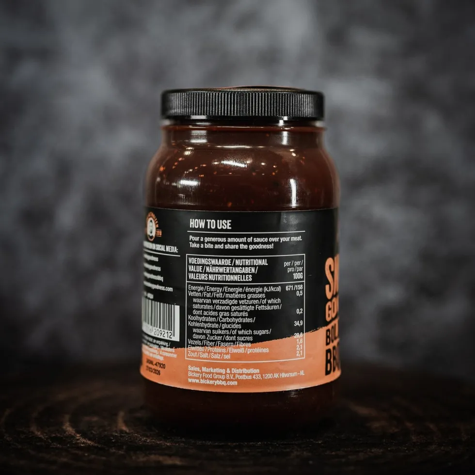 Smokey Goodness BBQ saus Bold and Beefy 500 ml