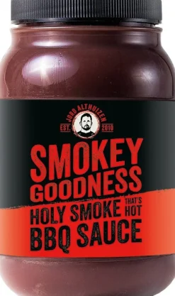Smokey Goodness BBQ saus Holy Smoke 500 ml