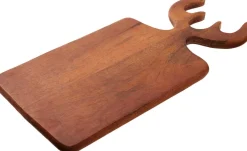 Snijplank Gewei naturel mangohout 40,5 x 18,5 x 2 cm