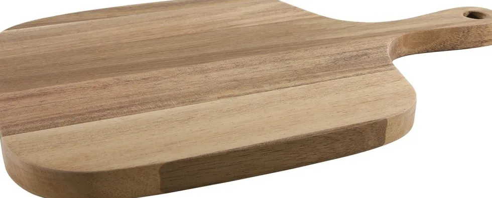 Snijplank naturel acaciahout 33 x 21,5 x 1,5 cm