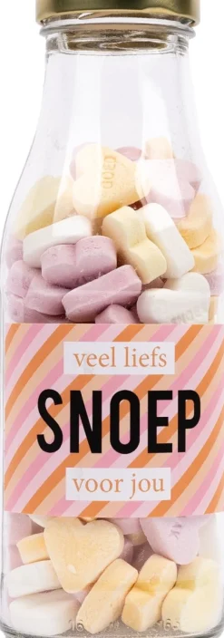 Snoep in fles 'veel liefs-snoep'