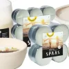 Spaas citronellakaars Ginger Love kruidig wit 9 uur D 17,5 H 7,5 cm