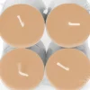 Spaas geurkaars Essential collection Delightful Dawn oranje 10 uur D 6 H 2,1 cm 8 stuks