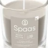Spaas geurkaars Essential collection Mindful Morning grijs 25 uur D 7,3 H 8,3 cm