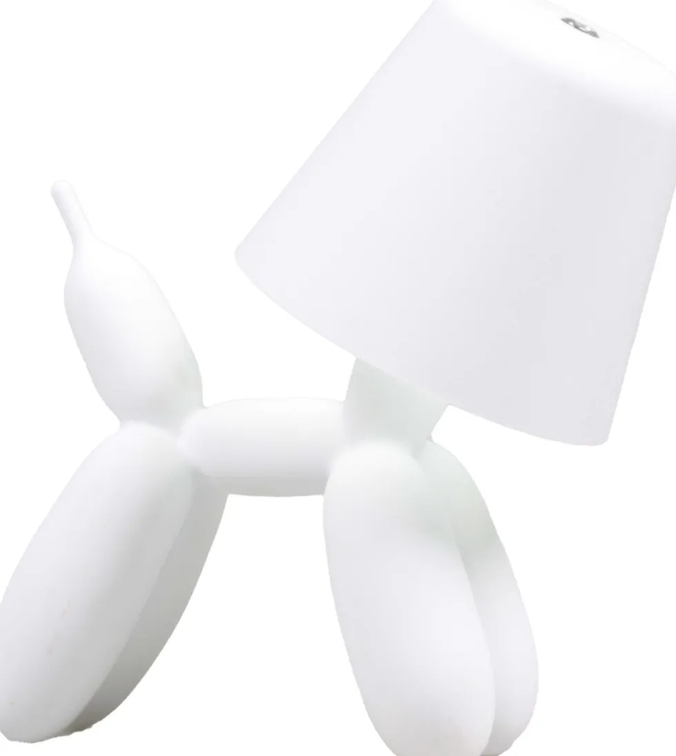 Stoobz Design tafellamp Ballon Hond wit 16 x 10 x 18 cm