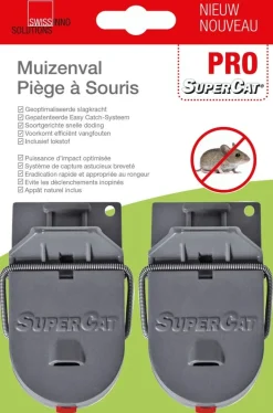 SwissInno muizenval Pro 12,5 x 4 x 19 cm 2 stuks