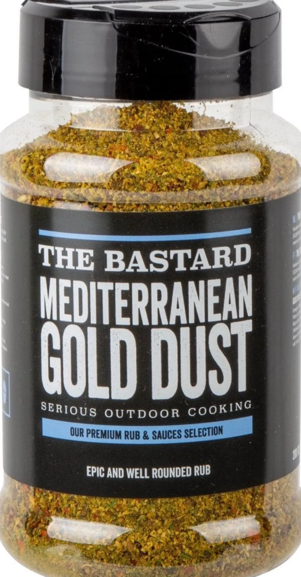 The Bastard barbecue kruiden Mediterranean Gold Dust Rub 200 g