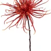Tina kunstbloem Chrysant rood H 72 cm