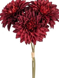 Tina kunstbloemen boeket Dahlia rood H 38 cm