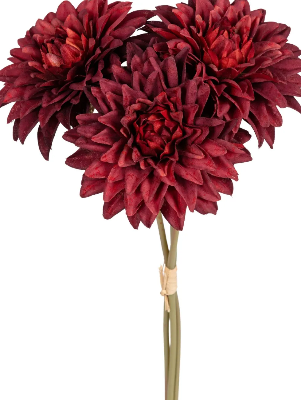 Tina kunstbloemen boeket Dahlia rood H 38 cm