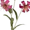 Tina kunstbloem Lelie roze H 77 cm