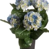 Tina kunstplant Hortensia blauw H 44 cm