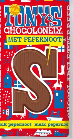 Tony's Chocolonely letterreep S melk pepernoot 180 g