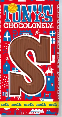 Tony's Chocolonely letterreep S melk 180 g
