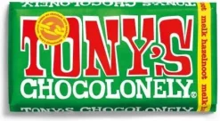 Tony's Chocolonely melk hazelnoot 180 g