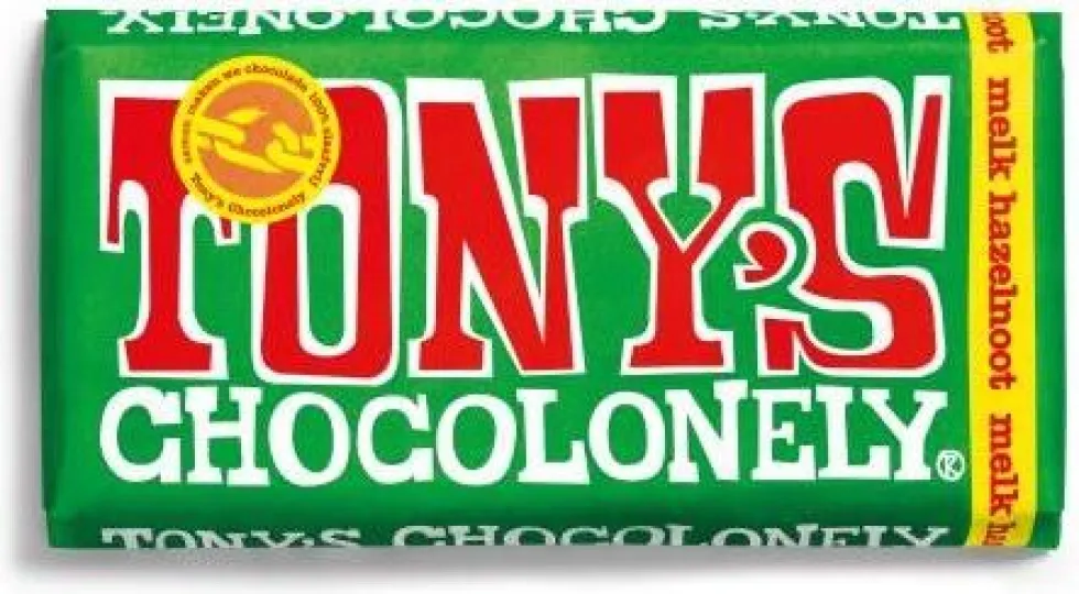 Tony's Chocolonely melk hazelnoot 180 g