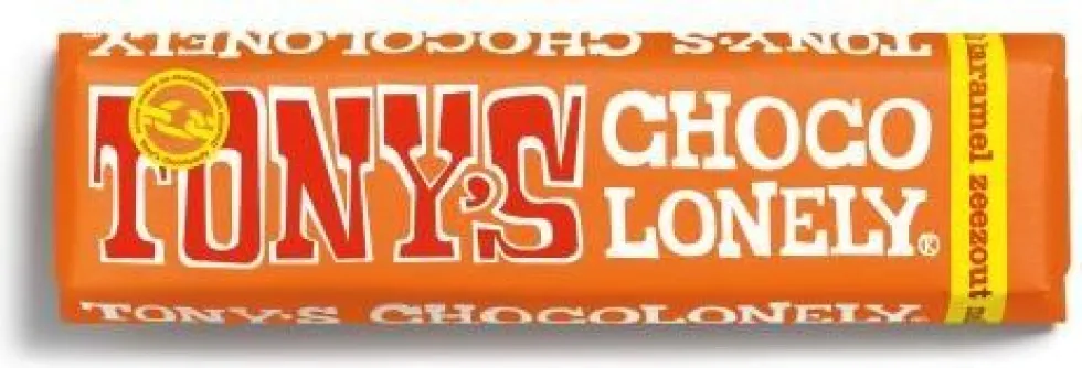 Tony's Chocolonely melk karamel zeezout 47 gr