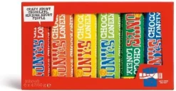 Tony's Chocolonely proeverijtje klein 6 reepjes 47 gr