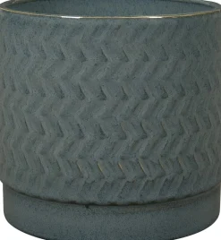 TS bloempot op voet Stien blauw D 13 H 13 cm