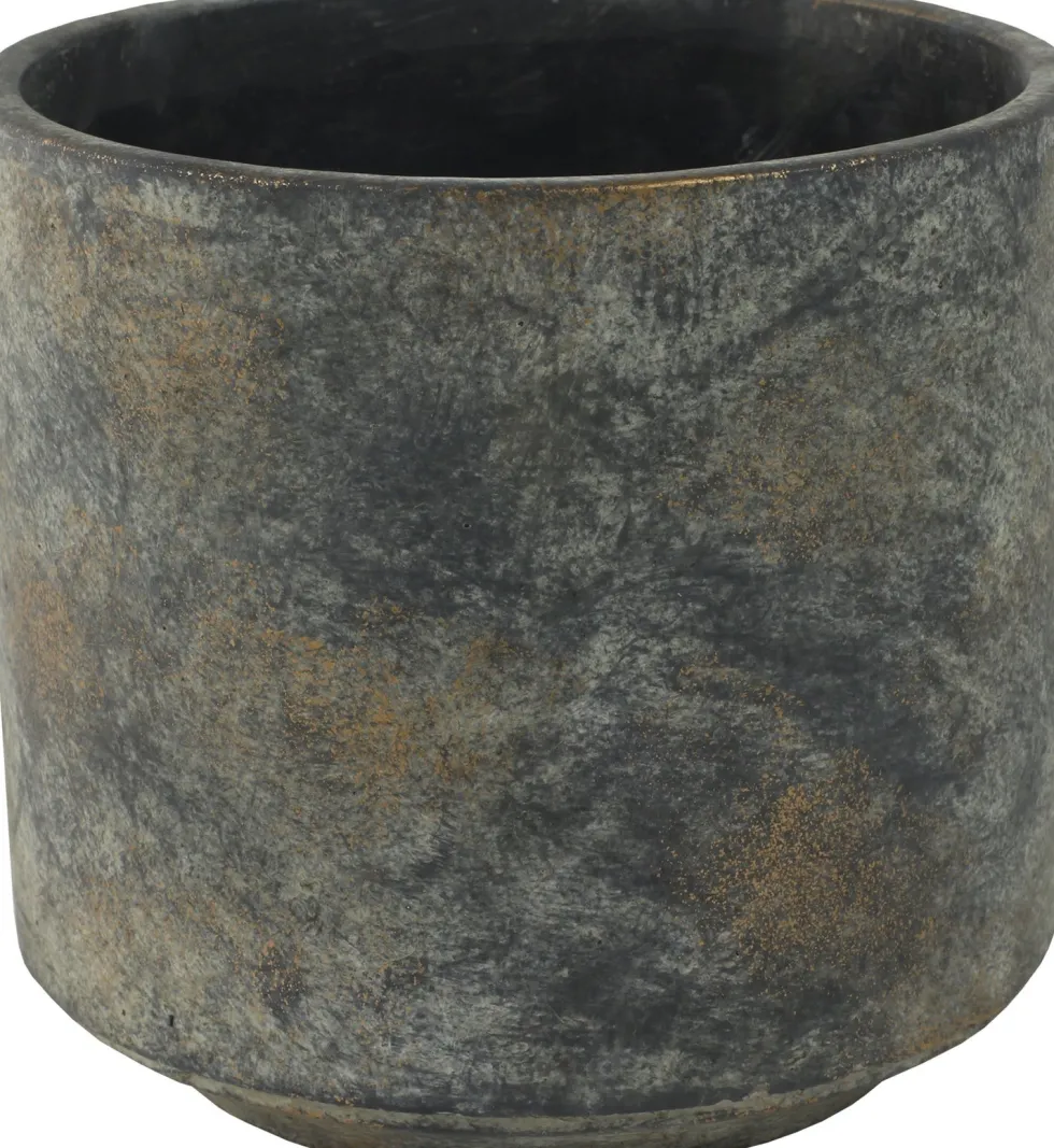 TS bloempot Saar grijs D 16 H 15 cm
