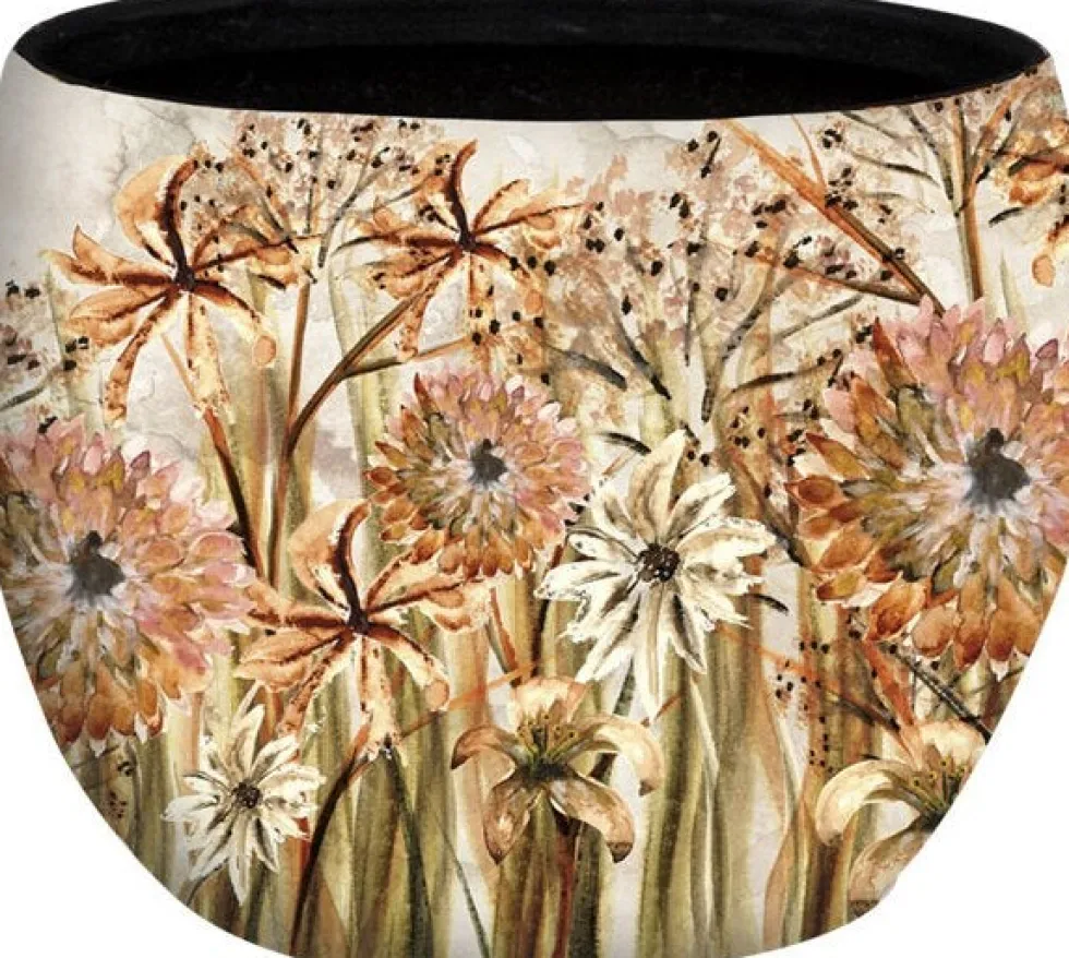 TS bloempot Serenity beige D 9 H 7 cm