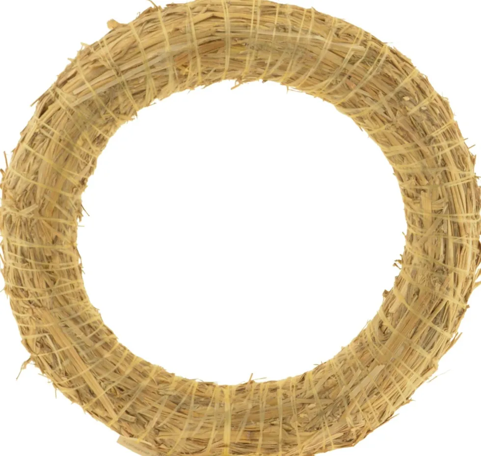 Two Trade Krans stro naturel D25 H 5 cm
