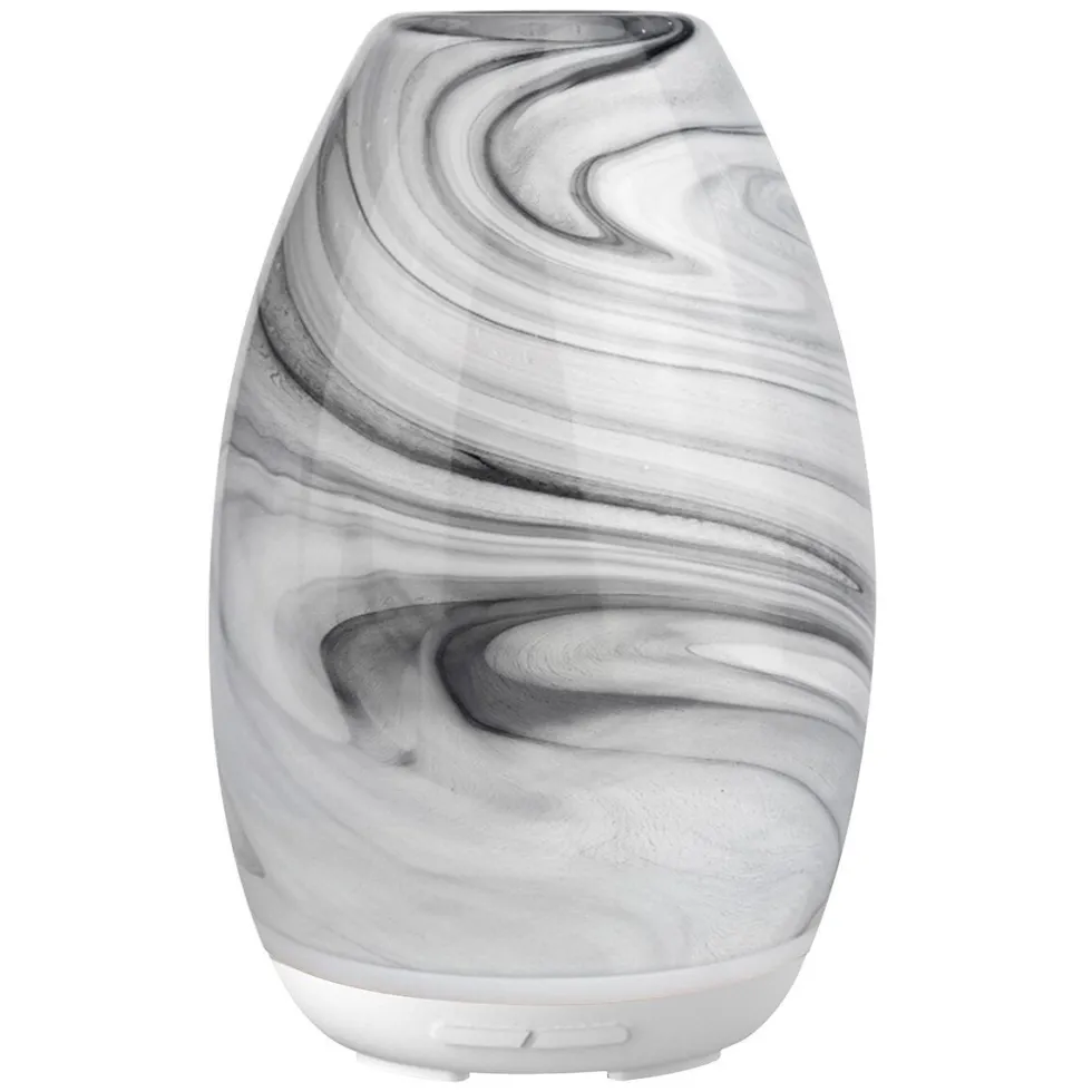 Ultransmit geurverspreider Finn zwart / wit D 15 H 22,8 cm