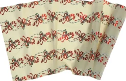 Unique Living decofabric Candy Cane wit 28 x 300 cm