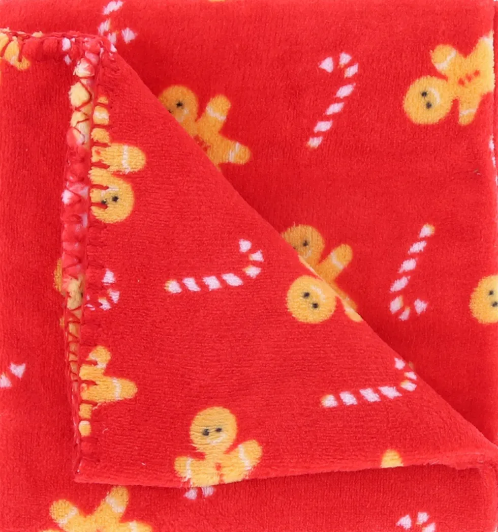 Unique Living geschenkset Joy cookie knuffel en plaid 90 x 75 cm