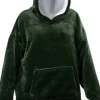 Unique Living hoodie Emma donkergroen onesize