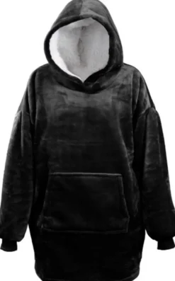 Unique Living hoodie Emma zwart onesize