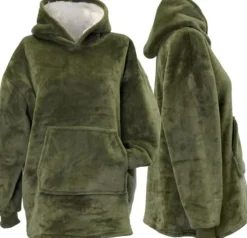 Unique Living hoodie Kids 6 tot 10 jaar groen onesize