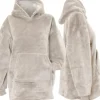 Unique Living hoodie Kids 6 tot 10 jaar grijs onesize
