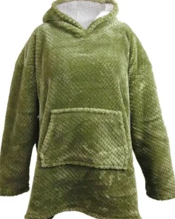 Unique living hoodie Mies groen oversized onesize