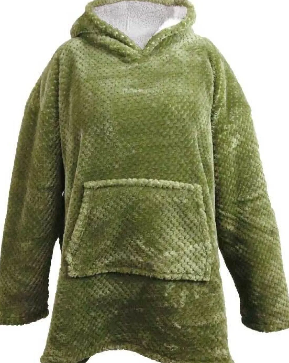 Unique living hoodie Mies groen oversized onesize