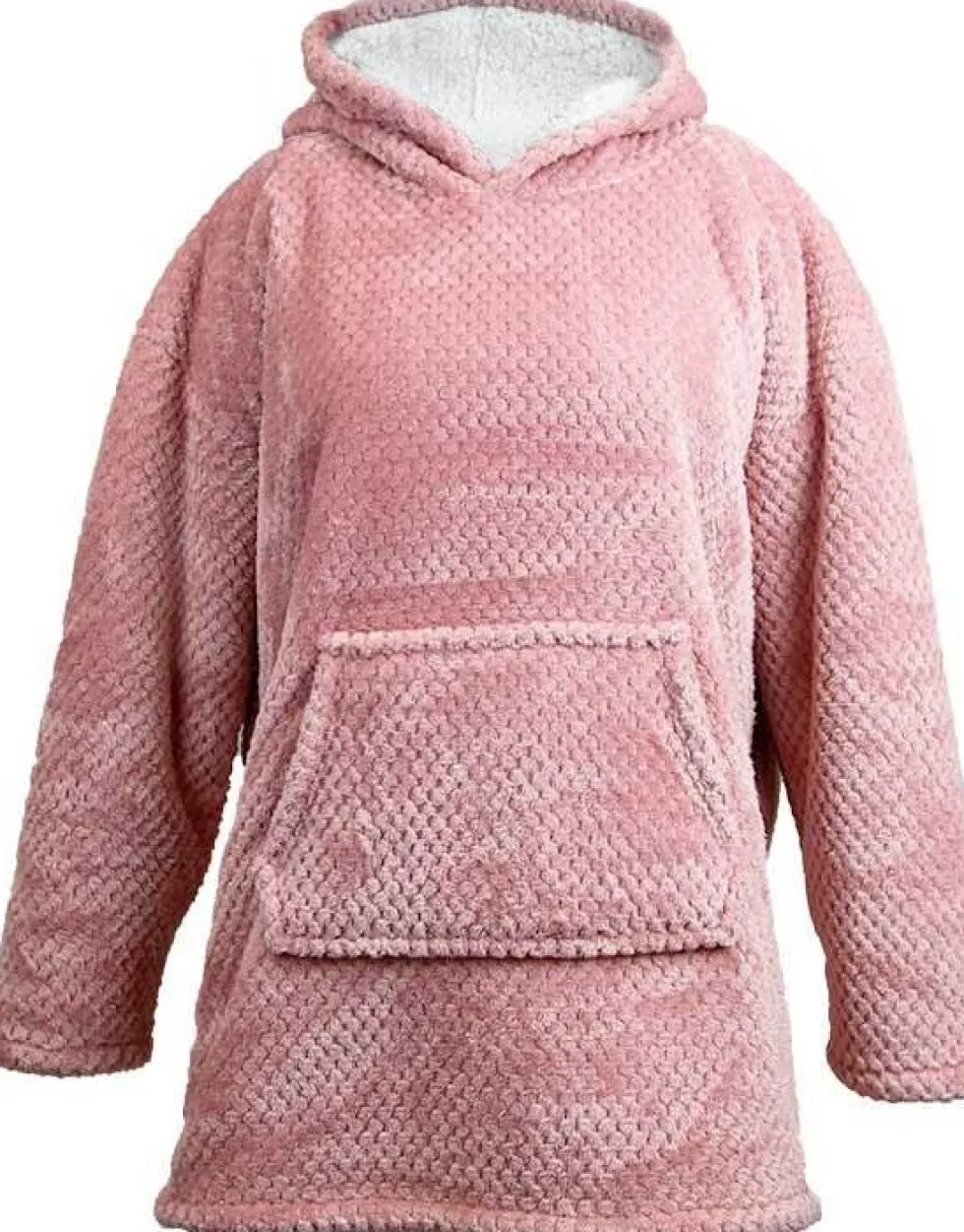 Unique living hoodie Mies roze oversized onesize