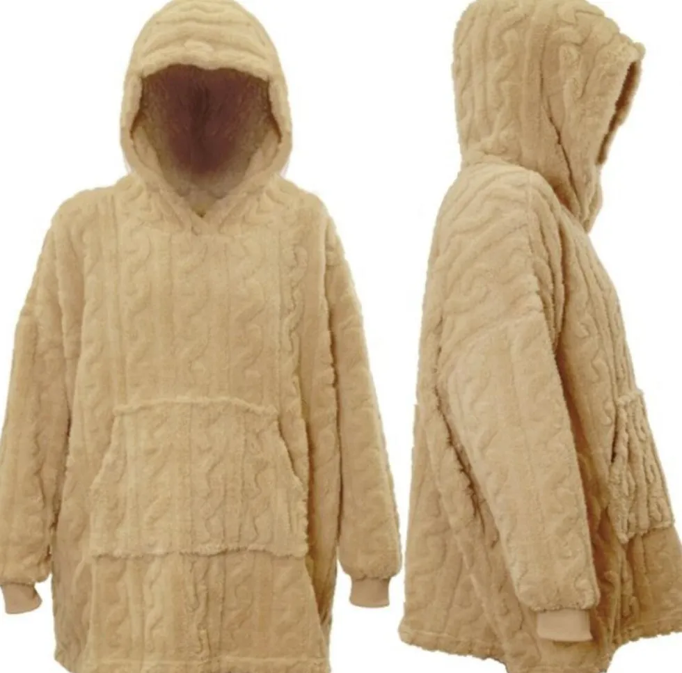 Unique Living hoodie Pleun bruin onesize