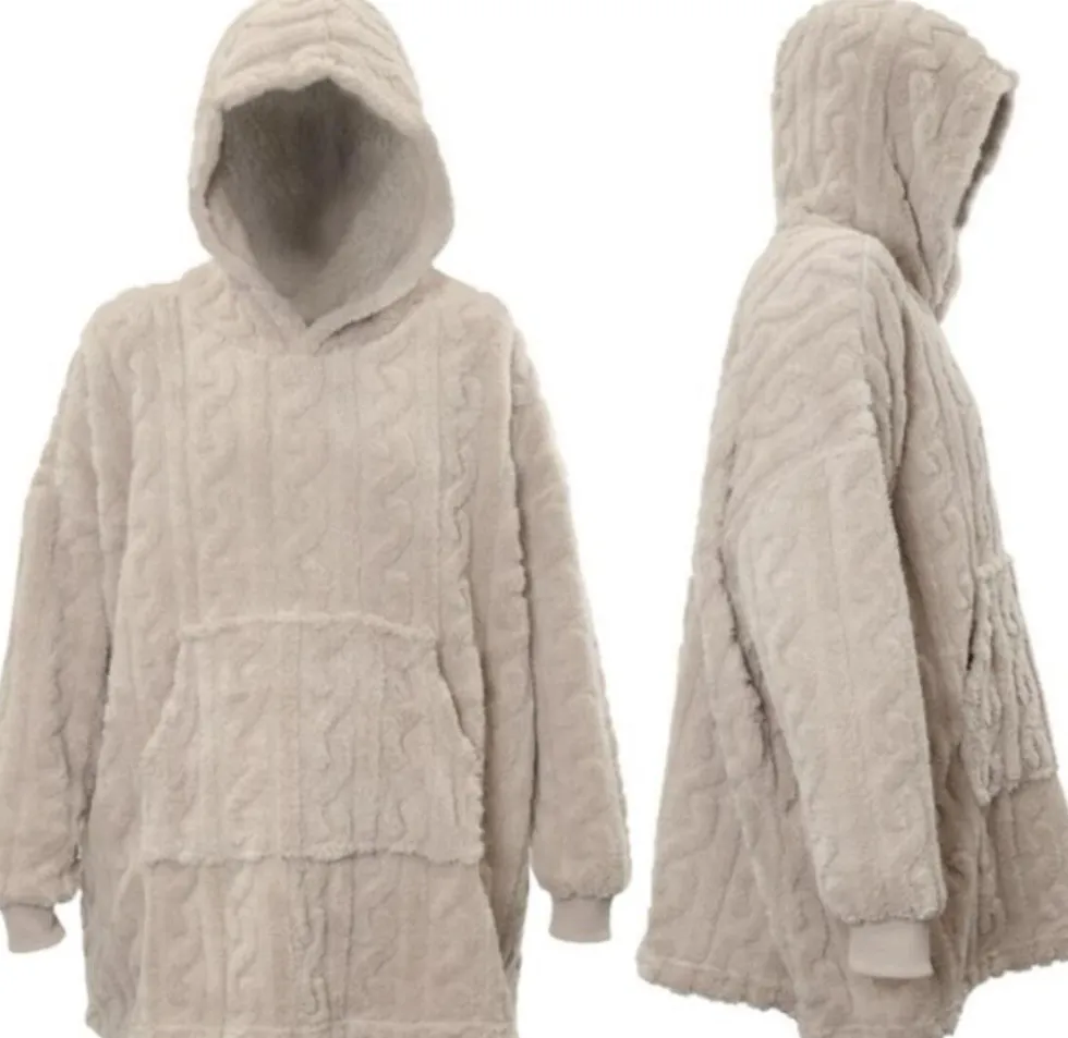 Unique Living hoodie Pleun grijs onesize