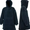 Unique Living hoodie Teddy blauw onesize