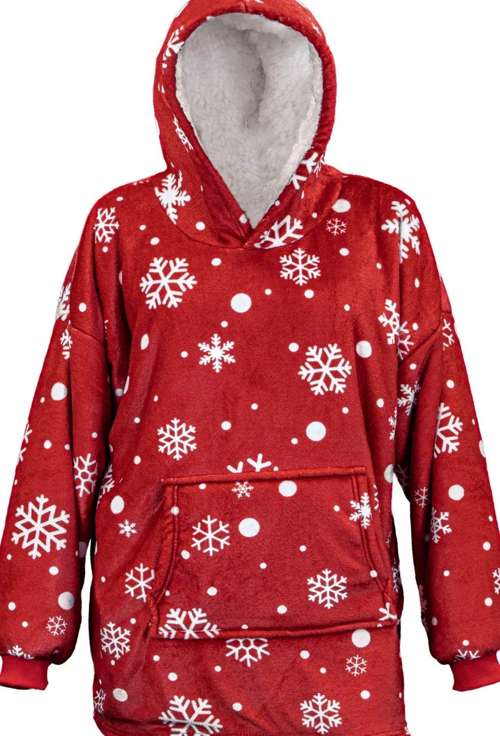 Unique Living hoodie Xmas rood onesize