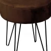 Unique Living kruk Davy donkerbruin D 40 H 35 cm