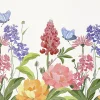 Unique Living placemat Fayza bloemen wit 44 x 29 cm