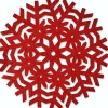 Unique living placemat Ice rood D 38 H 0,2 cm