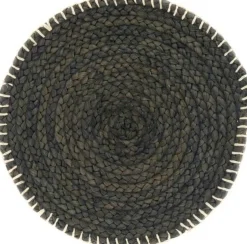 Unique Living placemat moke bruin D 40 H 2 cm