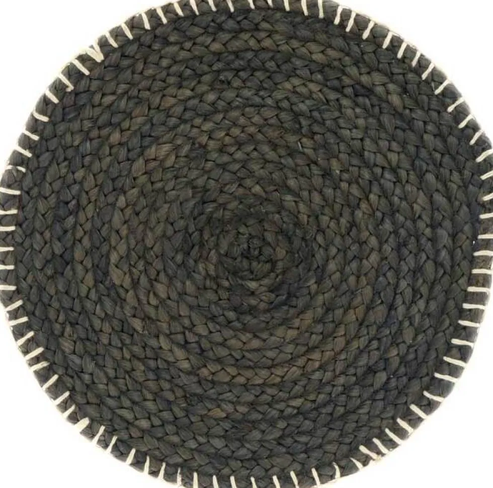 Unique Living placemat moke bruin D 40 H 2 cm
