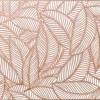 Unique living placemat Nissa brons 30 x 45 cm