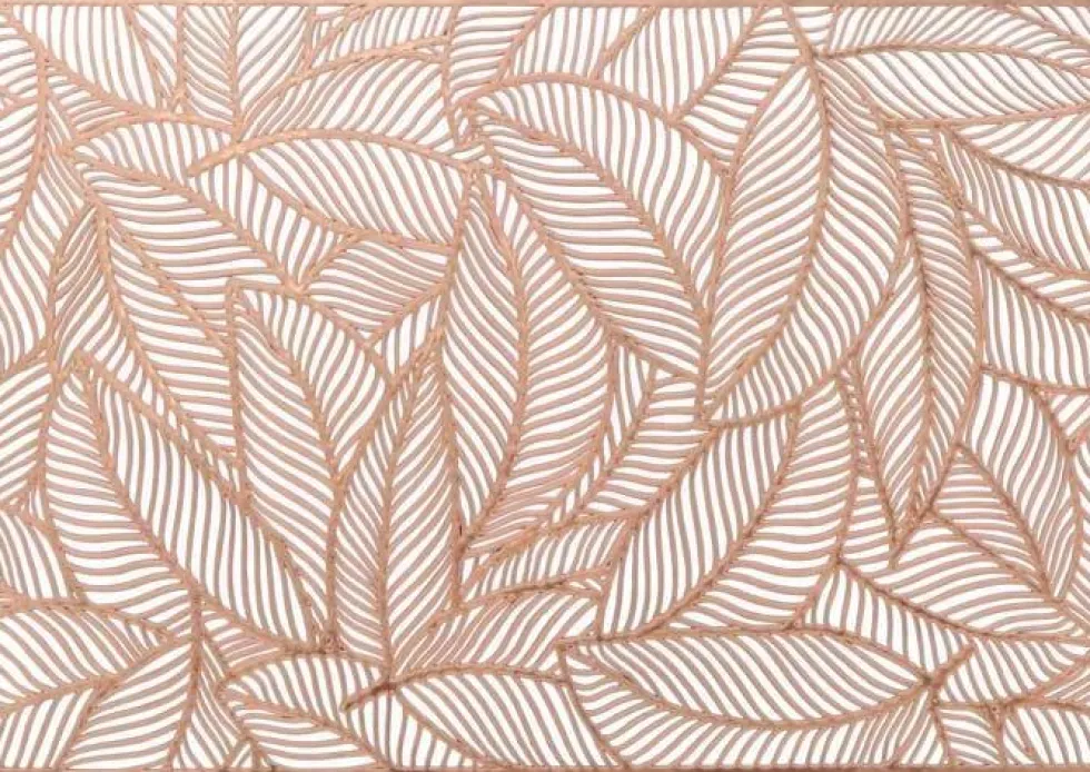 Unique living placemat Nissa brons 30 x 45 cm