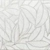 Unique living placemat Nissa zilver 30 x 45 cm